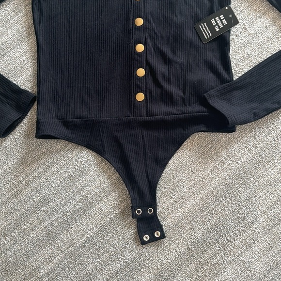 Express Ribbed Bodysuit - Picture 2 of 9